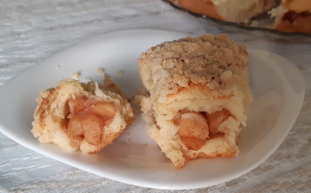 Kysnutý koláč „Jablkové kornútiky“ (fotorecept) - obrázok 9