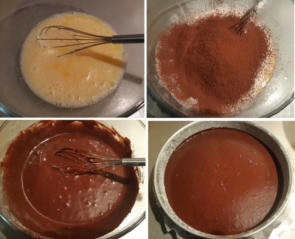Jednoduchá čokoládovo-gaštanová torta s korpusom bez šľahania (fotorecept) - obrázok 1