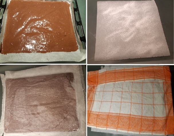 Čokoládovo-smotanová roláda s višňami  - obrázok 2