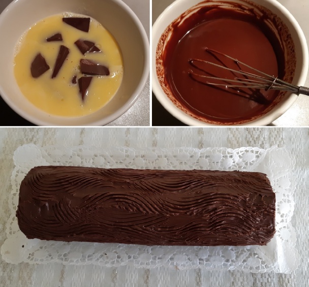 Čokoládovo-smotanová roláda s višňami  - obrázok 5