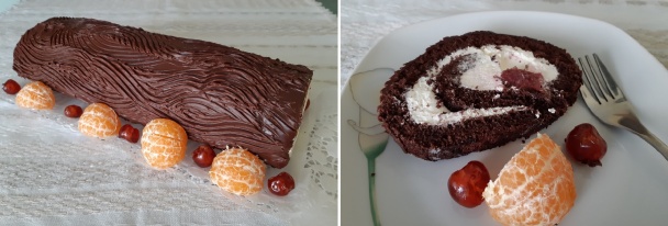 Čokoládovo-smotanová roláda s višňami  - obrázok 6