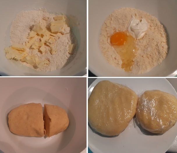 Jablkový koláč s vanilkovým krémom (fotorecept) - obrázok 1