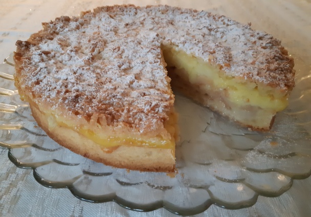 Jablkový koláč s vanilkovým krémom (fotorecept) - obrázok 5