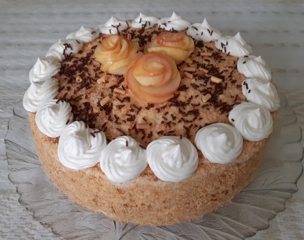 Jablkovo-smotanová torta Apfelmus (fotorecept) - obrázok 9