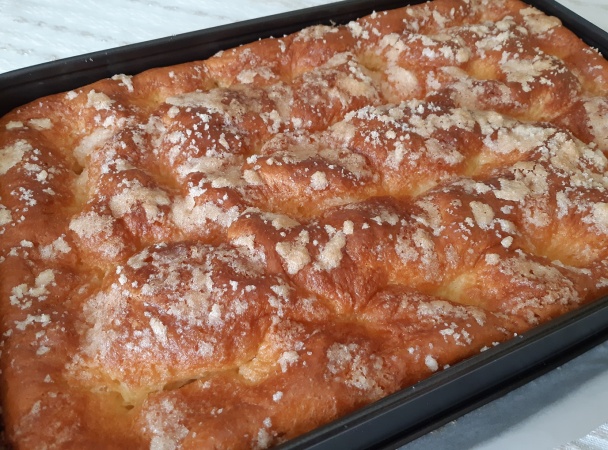 Butterkuchen – nemecký maslovo-cukrový koláč (fotorecept) - obrázok 7