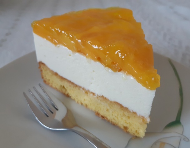 Broskyňová mousse torta s bielou čokoládou (fotorecept) - obrázok 12