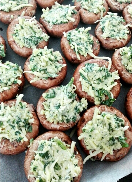 Zapekané šampiňóny (fotorecept) - obrázok 2