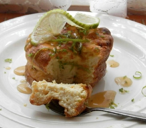 Nadýchané tvarohovo-limetkové suflé bez mouky - obrázok 5