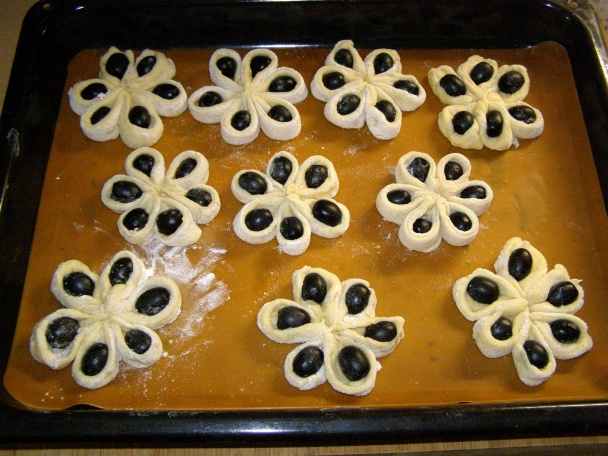 Olivové kytičky a šunkové věnečky (fotorecept) - obrázok 5