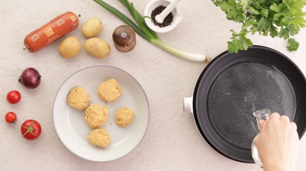 Blesková rastlinná fašírka (fotorecept) - obrázok 3