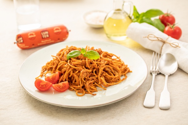 Cestoviny s rastlinnou bolonskou omáčkou (videorecept) - obrázok 3