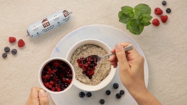 Rastlinný kokosový chia puding (videorecept) - obrázok 2