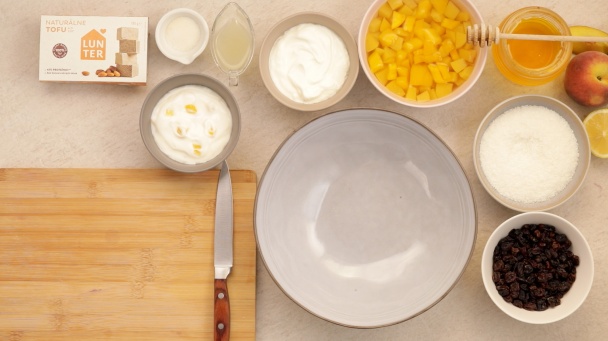 Kokosový Tofu dezert - obrázok 1