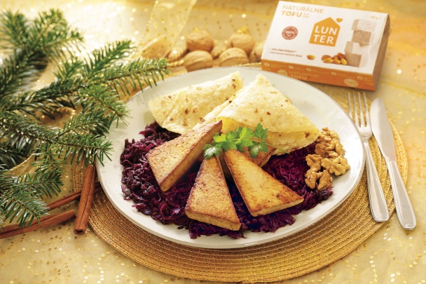 Pečené Tofu s červenou kapustou (videorecept) - obrázok 5