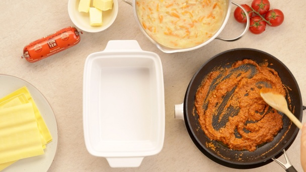 Lasagne s Rastlinnou bolonskou omáčkou (videorecept) - obrázok 3