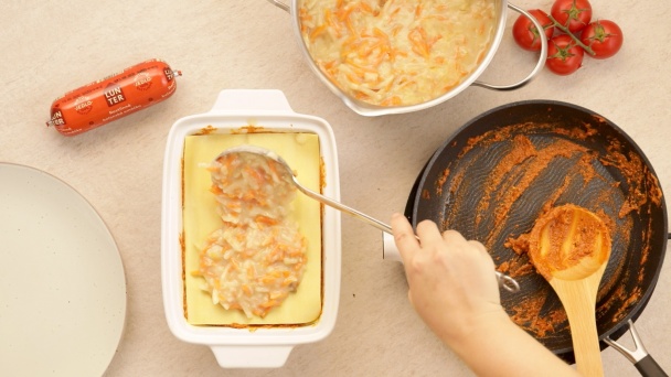 Lasagne s Rastlinnou bolonskou omáčkou (videorecept) - obrázok 4