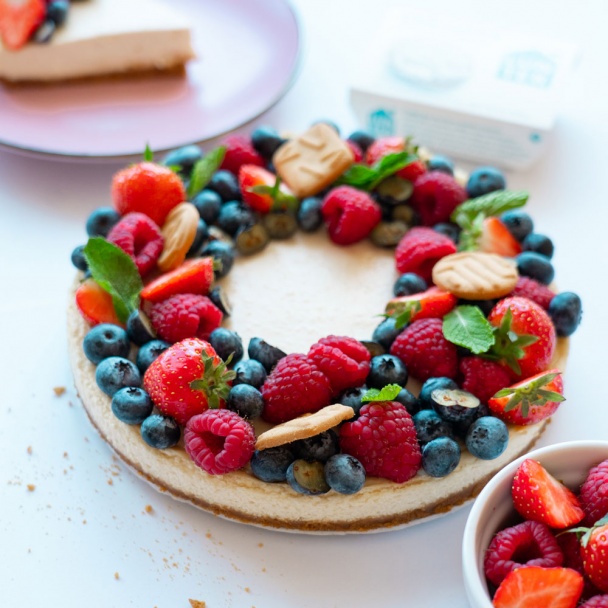 Lahodný rastlinný cheesecake - obrázok 5