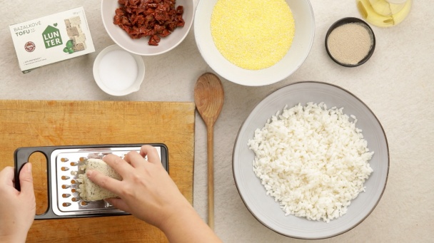 Vyprážané Tofu ryžové gule (fotorecept) - obrázok 1