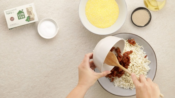 Vyprážané Tofu ryžové gule (fotorecept) - obrázok 2