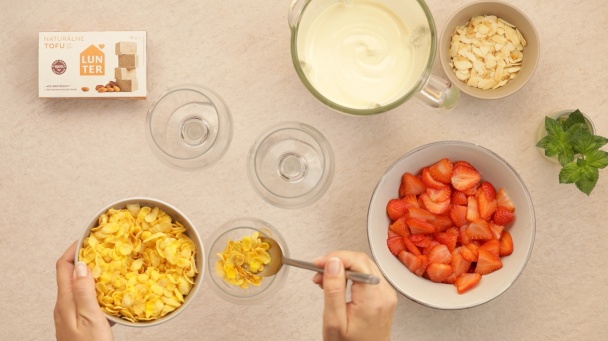 Jahodové Tofu osvieženie (fotorecept) - obrázok 2