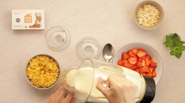 Jahodové Tofu osvieženie (fotorecept) - obrázok 3