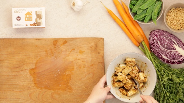 Tofu šalát na ázijský spôsob (fotorecept) - obrázok 3