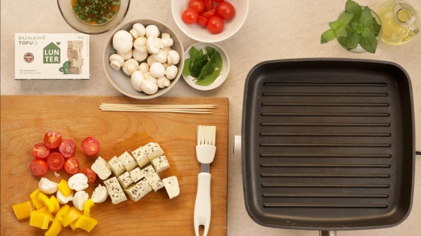 Kebab špízy s Tofu (fotorecept) - obrázok 1
