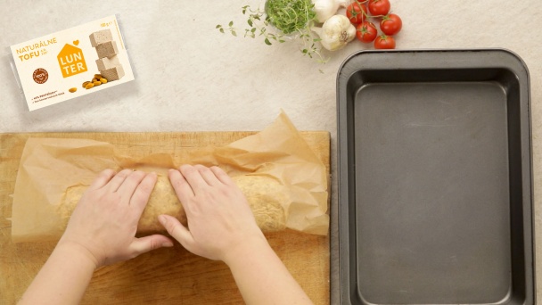 Jarná sekaná plnená Tofu praženicou (videorecept) - obrázok 5