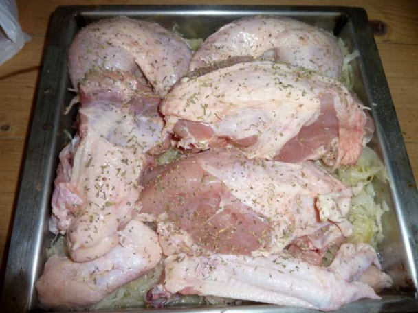 Kurča na kyslej kapuste - obrázok 1