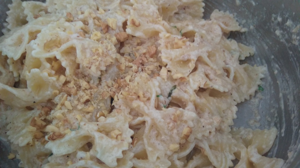 Cestoviny s orechovým pestom (Pasta con Salsa di Noci) (fotorecept) - obrázok 5