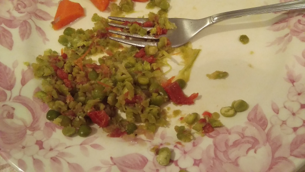 Hráškové krémové cestoviny - Pasta e piselli (fotorecept) - obrázok 3