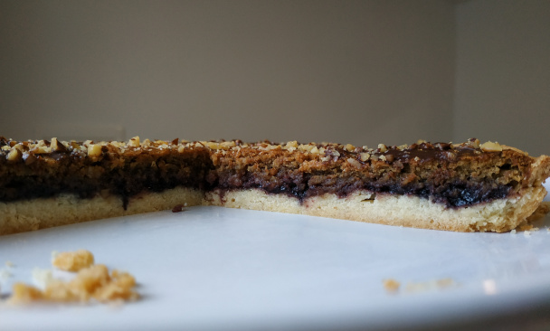 Orechový tart s ríbezľovým lekvárom - obrázok 5