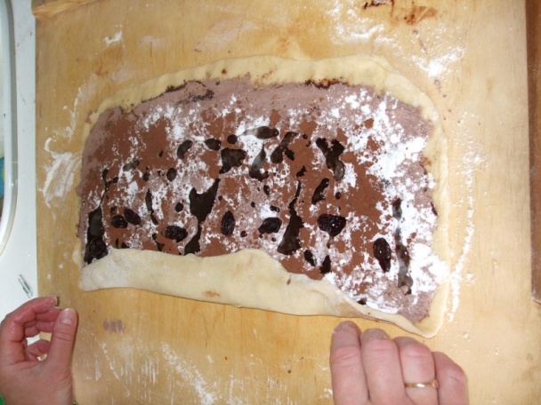 Kakaový závin (fotorecept) - obrázok 2