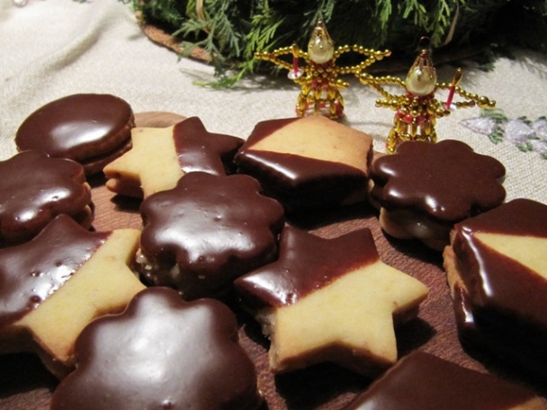 Vianočné keksy plnené orechmi (fotorecept) - obrázok 8