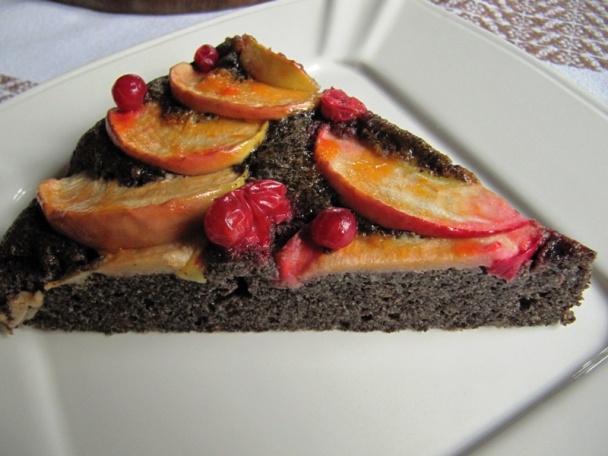 Makové rezy s letnými jablkami - obrázok 3