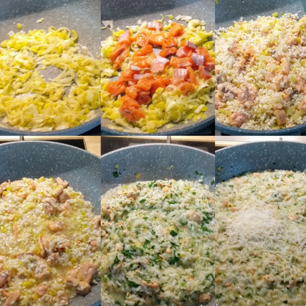 Špenátové krémové rizoto so pstruhom dúhovým (fotorecept) - obrázok 2