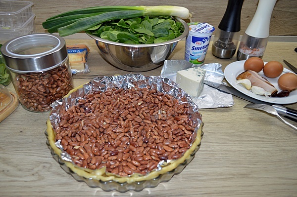 Špenátový quiche s nivou (fotorecept) - obrázok 5
