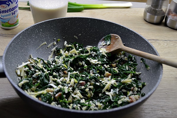 Špenátový quiche s nivou (fotorecept) - obrázok 9