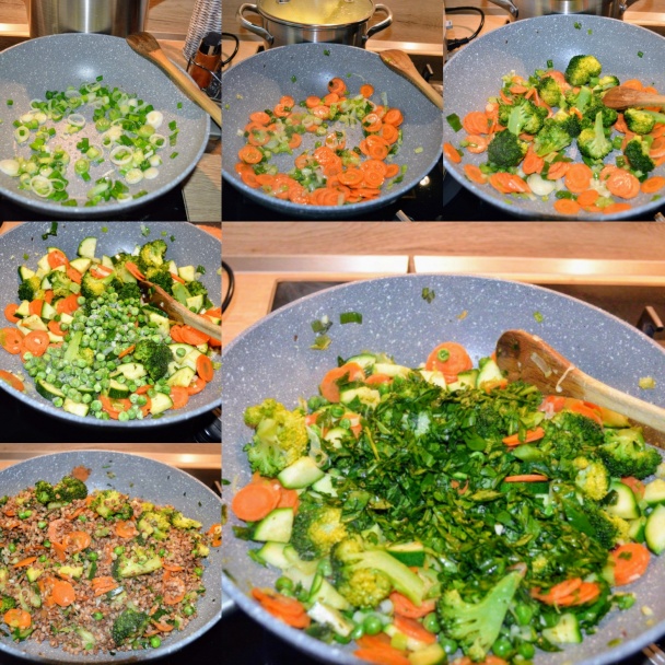 Pohánkové zeleninové rizoto s kúskami kuracieho mäska (fotorecept) - obrázok 3