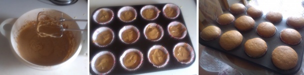 Perníkové cupcake s prekvapením (fotorecept) - obrázok 2