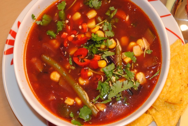 Mexická zeleninová polievka  - obrázok 3