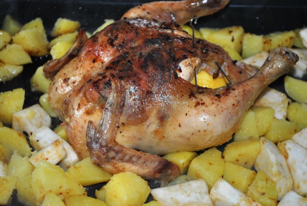 Chrumkavé kurča s tymianovo-prosciuttovou plnkou (fotorecept) - obrázok 4