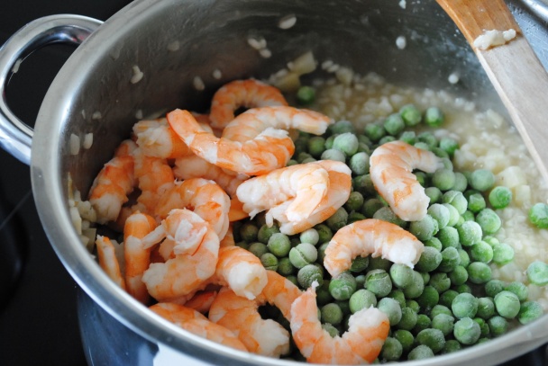 Hráškové rizoto s krevetami (fotorecept) - obrázok 6