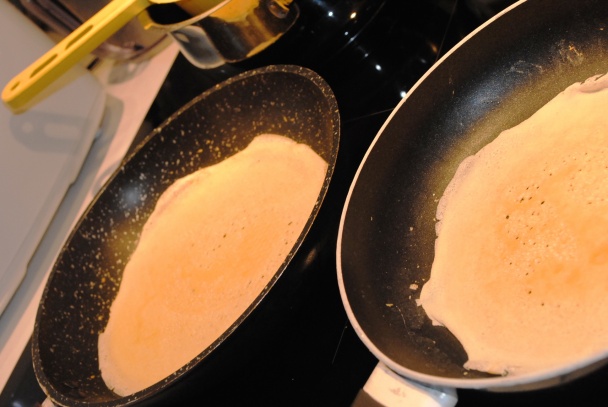 Špaldové palacinky s gaštanovo-pomarančovou penou (fotorecept) - obrázok 2