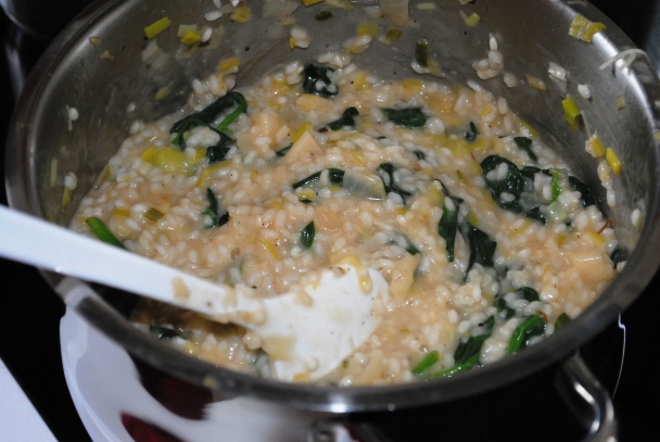 Pórové rizoto so špenátom (fotorecept) - obrázok 4