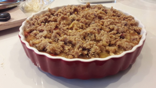 Rebarborovo-jahodový koláč (fotorecept) - obrázok 4