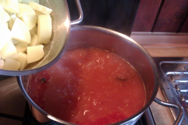 Polievka z kyslej kapusty (fotorecept) - obrázok 3