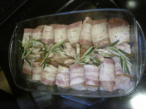 Kuracie bylinkové medailónky v slaninovom kabáte (fotorecept) - obrázok 3