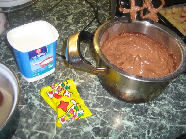 Čokoládovo- ananásový rez  - obrázok 2