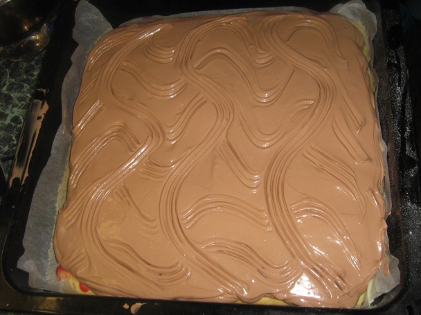 Čokoládovo- ananásový rez  - obrázok 3